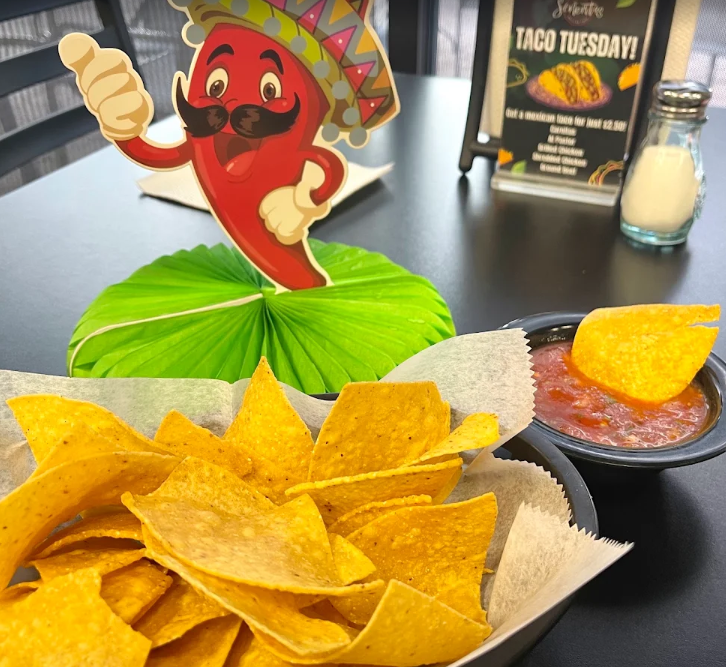 Tortilla chips with house salsa